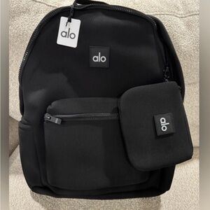 ALO Yoga Black Men's Backpack with Detachable Pouch